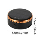 Solar Air Purifier Car Deodorizer Odor Eliminator Pads Smart USB Auto Air Freshener Silent Purification Remove PM2.5/TVOC CM World