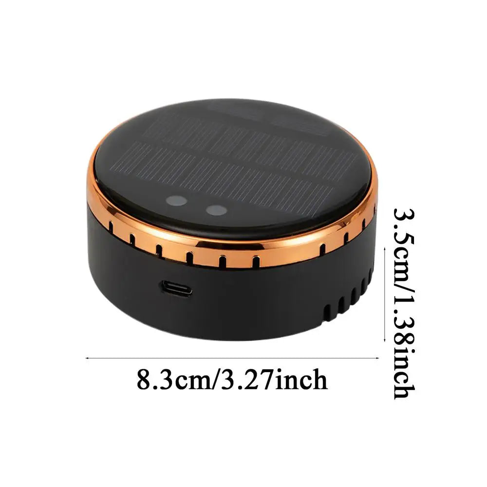 Solar Air Purifier Car Deodorizer Odor Eliminator Pads Smart USB Auto Air Freshener Silent Purification Remove PM2.5/TVOC CM World