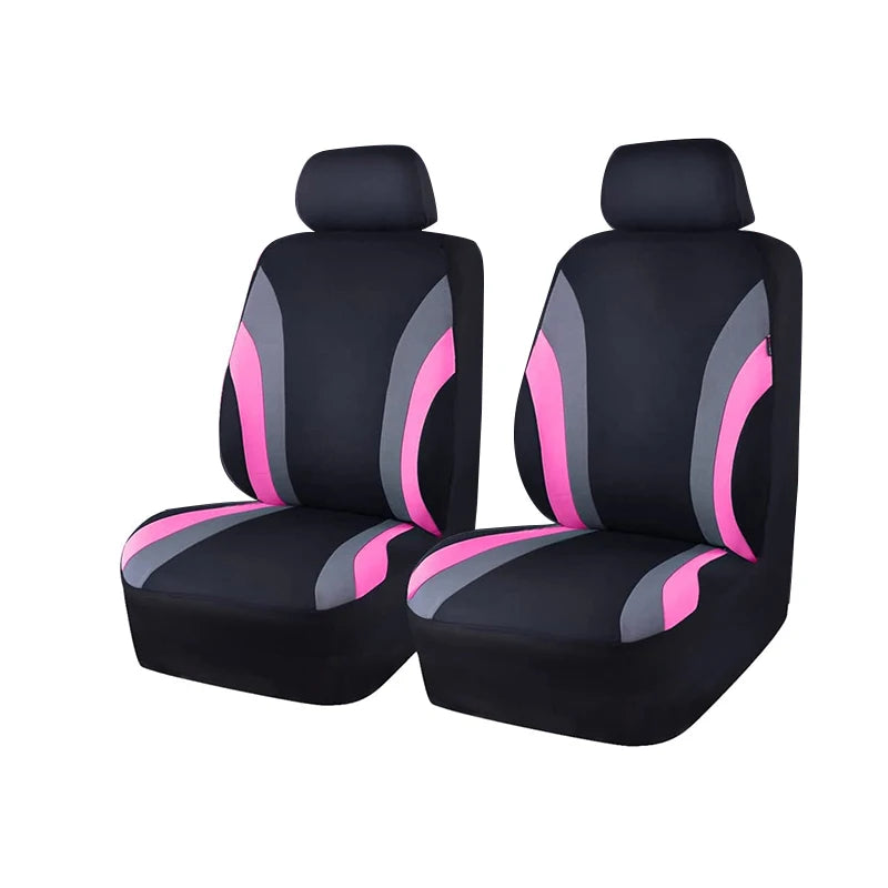 Polyester Fabric Car Seat Covers Rear Seat Backest With 3 Zipper Can Split Universal Size Seat Covers Fit For Most Car SUV Truck