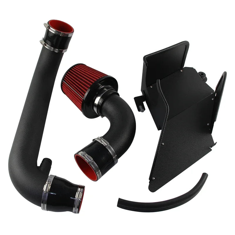 Cold Air Intake System High Flow Air Filter Black Kit Fits for A3 EA888 1.8T VW MK6 GTI Jetta Passat Audi TT 2.0T Engine