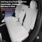 For New Tesla Model Y Juniper 2025 Nappa Leather Seat Cover Punching Breathable Seat Cushion Cover Car Interior Seat Accessories CM World