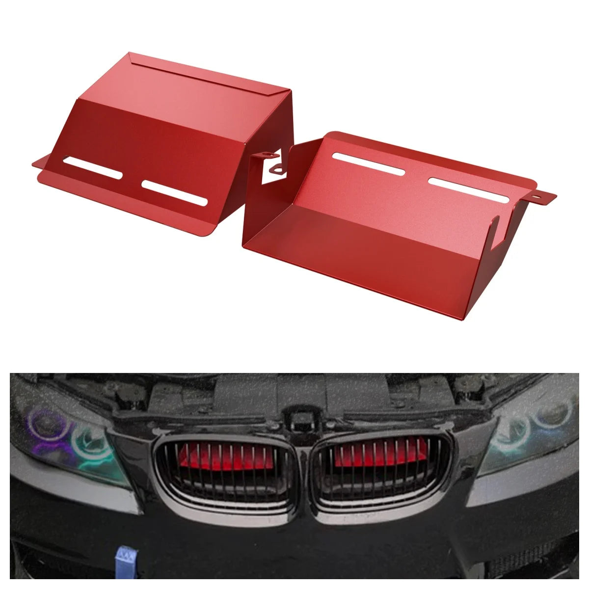 Aluminum Air Intake Scoops for BMW E90 E92 E93 323i 325i 328i 330i 335i 335d for BMW N54 N55 Engine 2007-2012 CM World