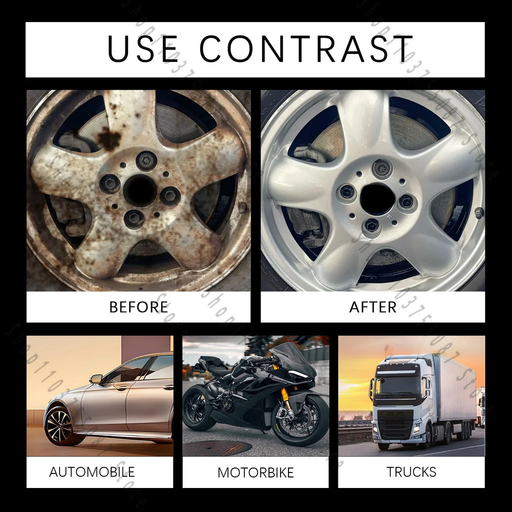 QP703 Professional Auto Detailing Supplies Fast-Acting Rust Cleaner Remove Stubborn Stains on Car Wheels and Rims