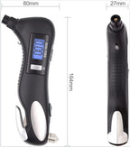 Digital tire pressure gauge, emergency lighting flashlight, car escape hammer, seat belt cutter, multi-functional self-rescue to CM World