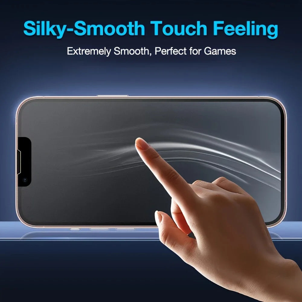 3-5Pcs For Apple iPhone 17 Pro Max Air 16 Plus 15 14 13 12 Mini 11 XS X XR Matte Anti-Spy Screen Protective Tempered Glass 9H