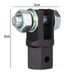 1/2 Inch Scissor Jack Adapter and Socket Adapter for Most Jacks Chrome Vanadium Steel Scissor Jack Adapter Drive Impact Wrench CM World