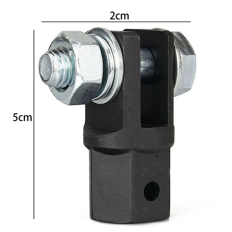 1/2 Inch Scissor Jack Adapter and Socket Adapter for Most Jacks Chrome Vanadium Steel Scissor Jack Adapter Drive Impact Wrench CM World