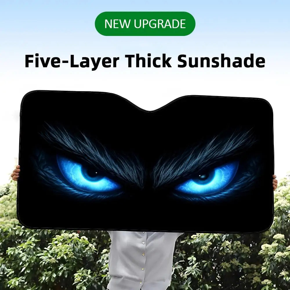 The gaze in the darkness Sun Visor Foldable Universal Car Windshield Sun Shade UV Protection Heat Insulation Foldable Cover