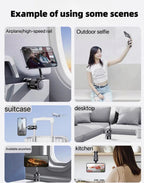 Adjustable Multi-function Magnetic Phone Clip Holder 360° Rotating Car Headrest Mount for Magsafe iPhone  Universal Car Bracket CM World
