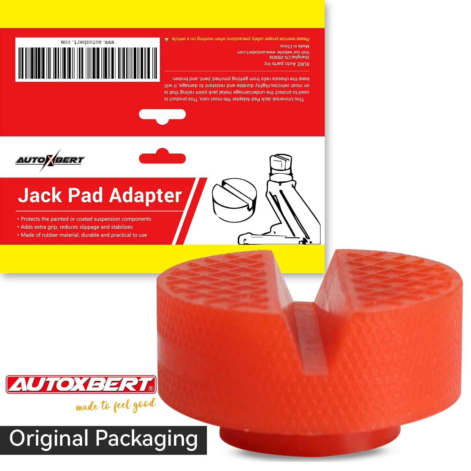 Universal Polyurethane Jack Pad Support Pinch Weld Slotted Floor Frame Rail Adapter Car Removal Repair Tool For VW Ford Renault CM World