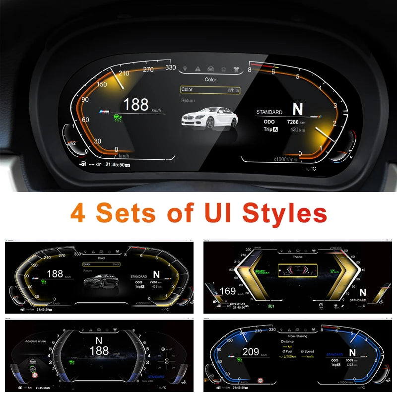 STWEI 11inch New Product Facroy Price Digital LCD Car Dashboard For BMW 3Series E90 E91 E92 E93 Instrument Cluster Panel Cockpit CM World