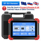 XTOOL D7 All System Car Diagnostic Tools Bidirectional Scanner ECU Coding Automotive Scanner 39+ Services Add FCA Functions