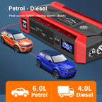 Car Battery Starter 30000mAh Portable Charger Auto Jump Starter 12V Petrol Diesel Car Emergency Booster Start Power Supply