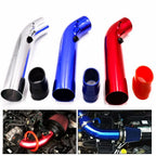 Universal Aluminum Car Air Intake Pipe Kit 3'' Inch 76mm Pipes Cold Air Intake System Duct Tube Kit Air Filter