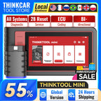 THINKCAR Thinktool Mini OBD2 Scanner Professional Full System Auto Scanner 28 Reset All software Free Update Diagnostic Tools Car Mobile World