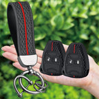 Keychain for Chrysler Pacifica Aspen 300c Dodge Caravan Key Cover For Jeep Wrangler Jk Commander Grand Cherokee Car Key Case