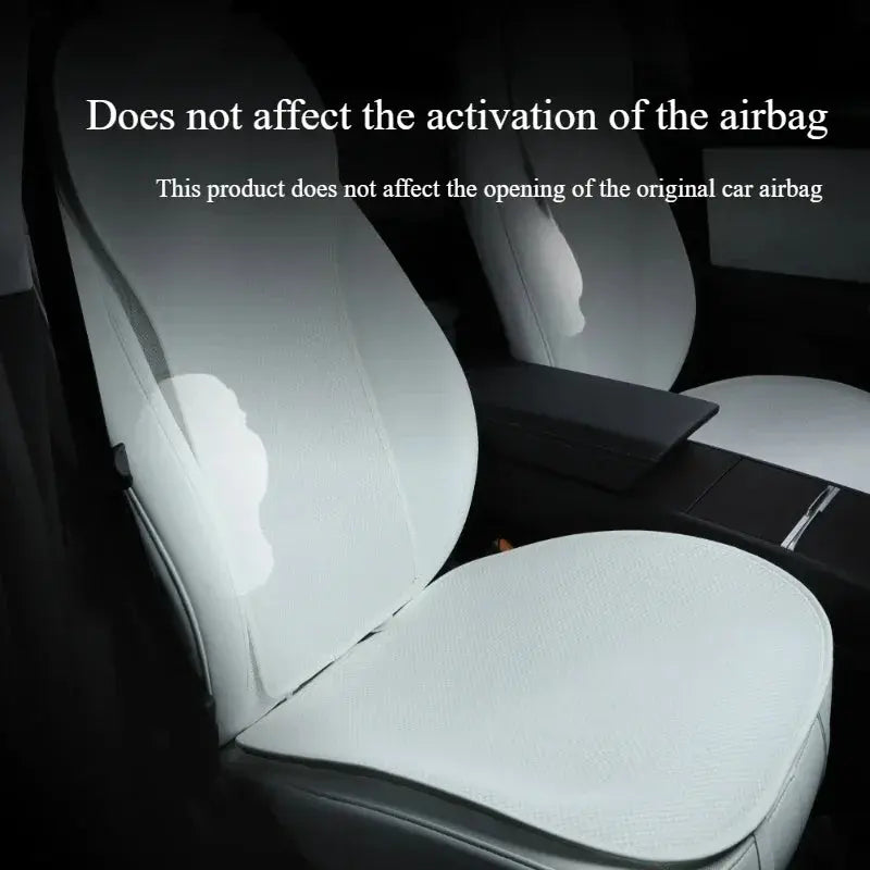 Ice Silk Seat Cushion for Tesla Model 3 Y Juniper 2025 Breathable Mat Seat Cover Cushion Replacement Pad Summer Car Accessories Car Mobile World