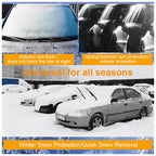 Waterproof Cover Exterior Car Covers Outdoor Half Awning Anti-Snow Windshield Proof Protective Cotton Sunshade Anti Ice Frost Car Mobile World