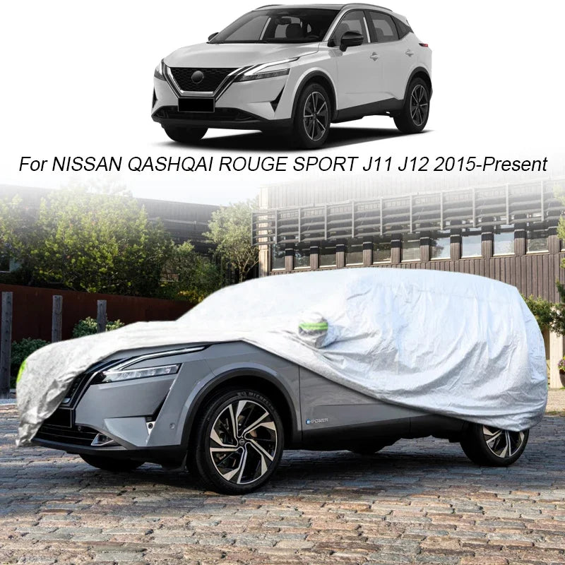 For Nissan ARIYA JUKE KICKS MURANO Pathfinder Patrol Y62 Y63 Qashqai Rogue Terra Rouge Rain Frost Snow Dust Waterproof Car Cover Car Mobile World