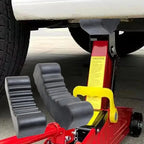 Weld Floor Frame Rail Adapter Jack Rubber Car Jack Lift Pad Stand Car Slotted Lift Jack Stand Rubber Pad Car Repair Tools CM World
