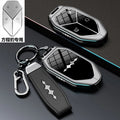 Car Key Shell Case for BYD Equation Leopard 5 8 Ti3 7 Keychain Remote Key Fob Zinc Alloy Cover Bag Protector Car Accessories