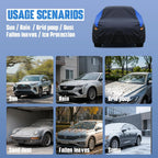 Custom Coupe Car Cover High Quality Outdoor Breathable Waterproof Sun UV Rain Dust Snow Wind Scratch-resistant Protection Cover Car Mobile World