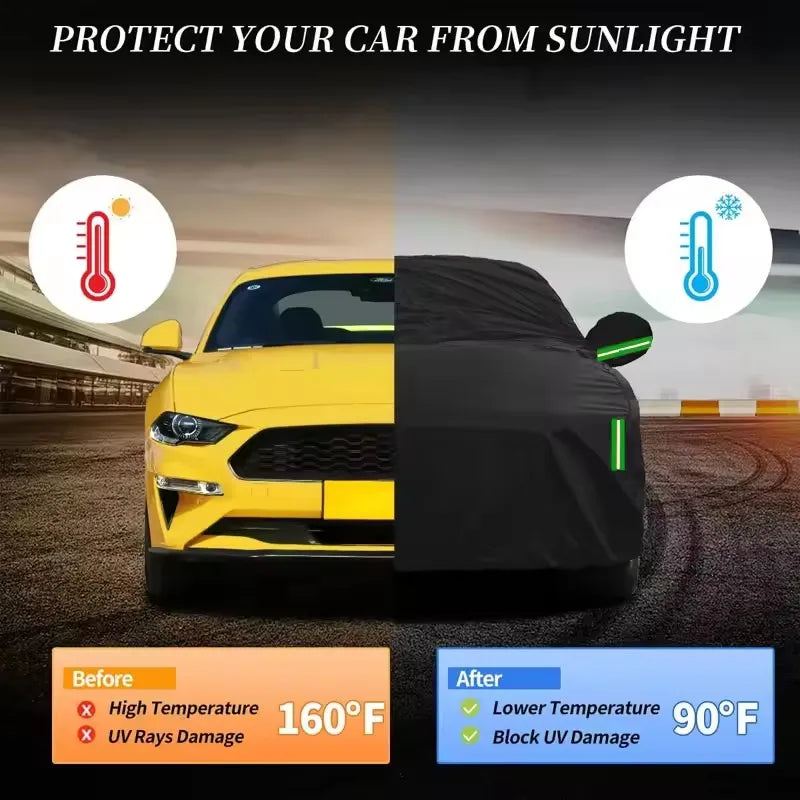 For Alfa Romeo Stelvio Outdoor Protection Full Car Covers Snow Cover Sunshade Waterproof Dustproof Exterior Car Accessories