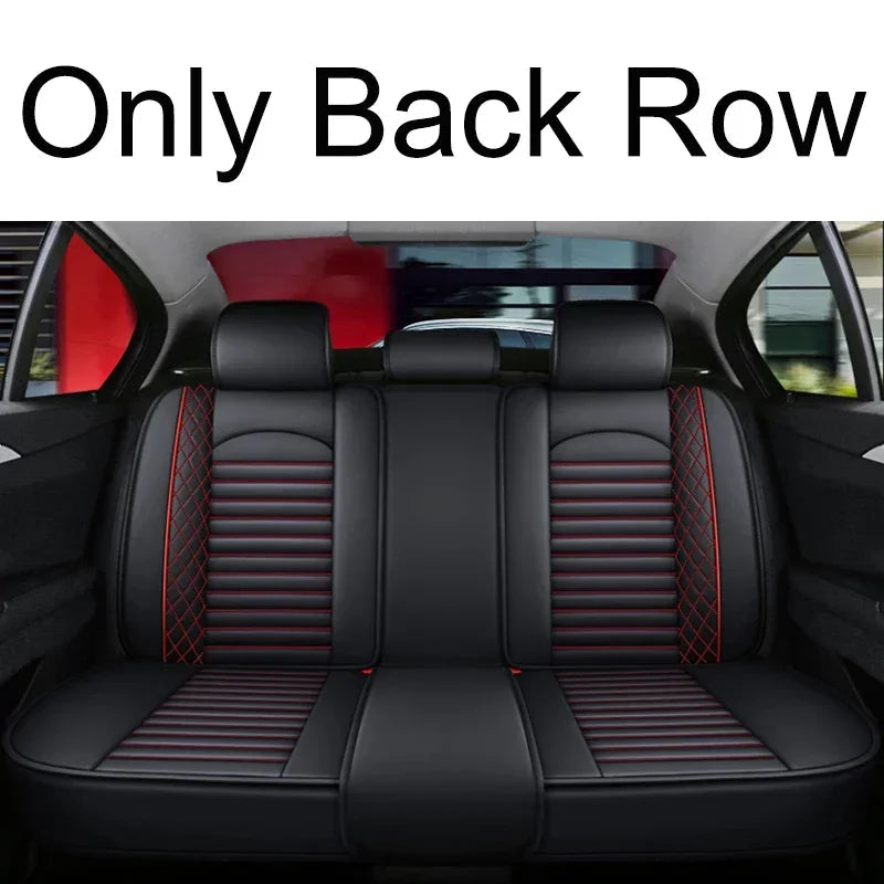 Full Coverage Pu Leather Car Seat Covers for HYUNDAI Tucson Santa FE i30 i40 Veloster Creta Elantra Car Accessories CM World