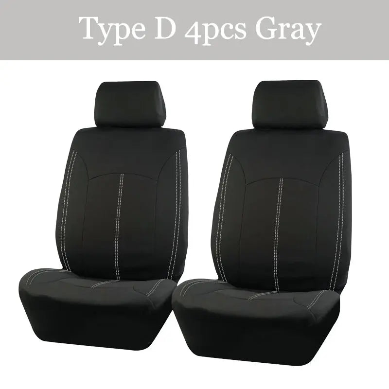 AUTOKING 4pcs/9pcs  Universal Polyester Car Seat Cover Set Car Accessories Interior Fit For Most Car, Truck, SUV, or Van CM World