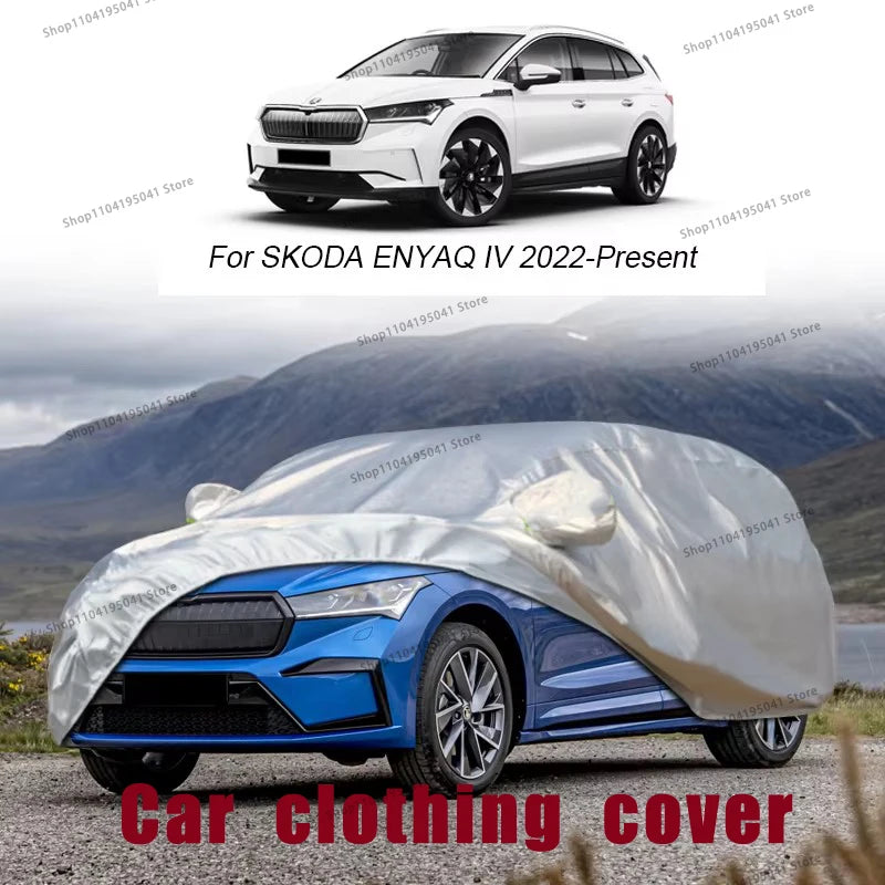 Car Cover For SKODA OCTAVIA,SCALA,KODIAQ,ENYAQ,KAMIQ cover,Anti aging,Auto Dustproof Anti-Rain Snow Waterproof，Car dust cover