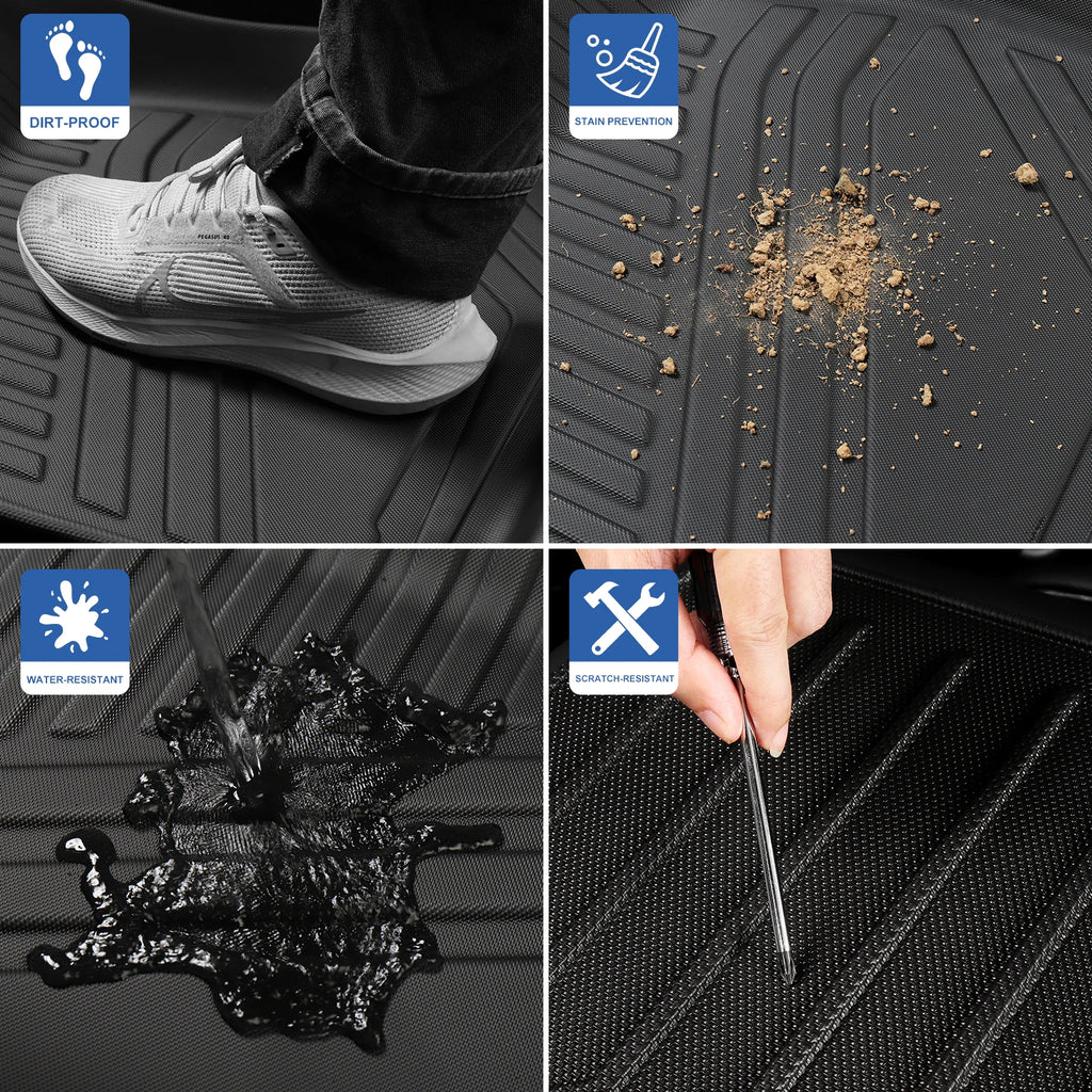 Smabee Right Drive for Volvo EX30 EV RHD 2025 2024 Car Floor Mats Cargo Liner Trunk Pad TPE 3D Foot Mat Waterproof Accessories