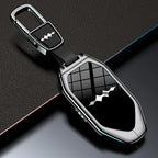 Car Key Shell Case for BYD Equation Leopard 5 8 Ti3 7 Keychain Remote Key Fob Zinc Alloy Cover Bag Protector Car Accessories