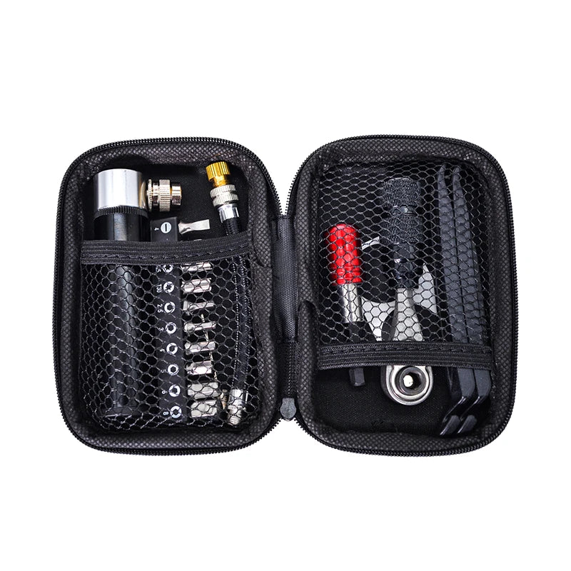 TinkRider Bicycle Portable Tools Repair Bags Set Multipurpose Bike Toolkit MTB Road Bike Storage Capsule Kit Cycling Pump CM World