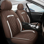 5-Seat Car Seat Cover Full Coverage Car Seat Cushion All-Season Faux  Car Seat Protector Auto Accessories CM World