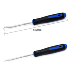 4PCS 165mm Blue Car Oil Seal Screwdriver Set Hose Removal Hook Set O-Ring Seal Gasket Puller Remover Pick Hooks Repair Tools CM World