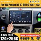 For  Volkswagen VW Passat B6 B7 B8 CC 2007- 2021 android 15 Multimedia Video Player Carplay Intelligent System Wifi 4G 8 Core CM World