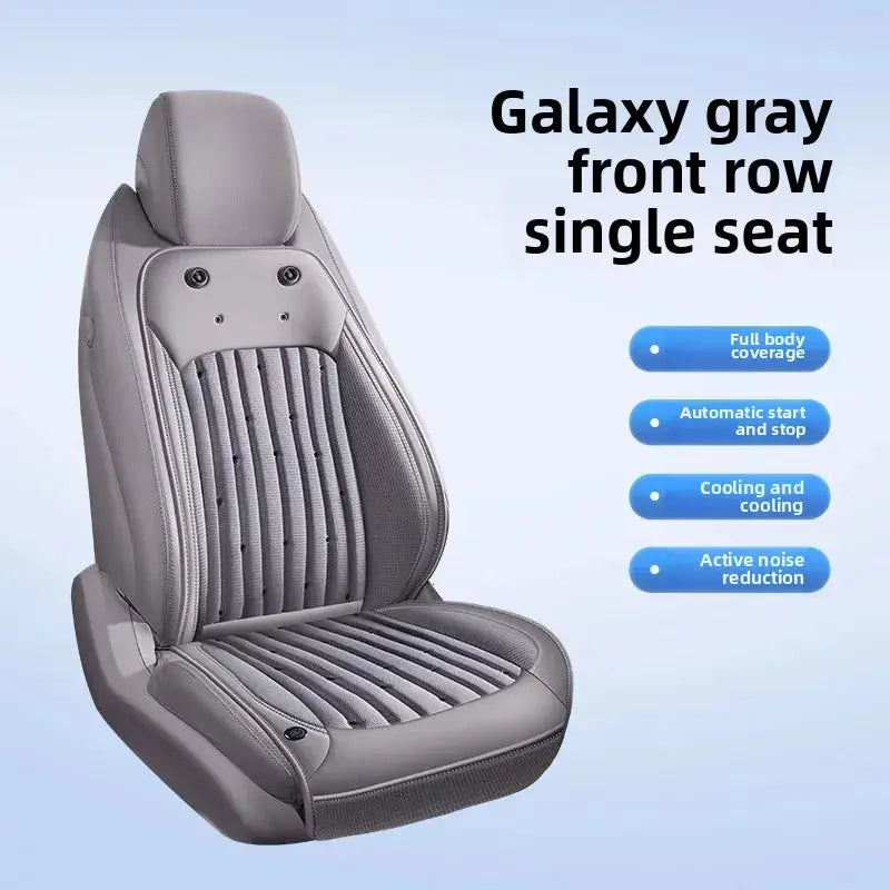Cool Ventilation Seats Universal Car Seat Ventilation Cover Car Blowing Summer Cool SUV Car Seat Cushion Breathable Auto Cooling Car Mobile World