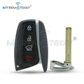 REMTEKEY Smart Key case 4 button for Hyundai Santa Fe 2015-2018 FCC SY5DMFNA04 PN 95440-4Z200 CM World