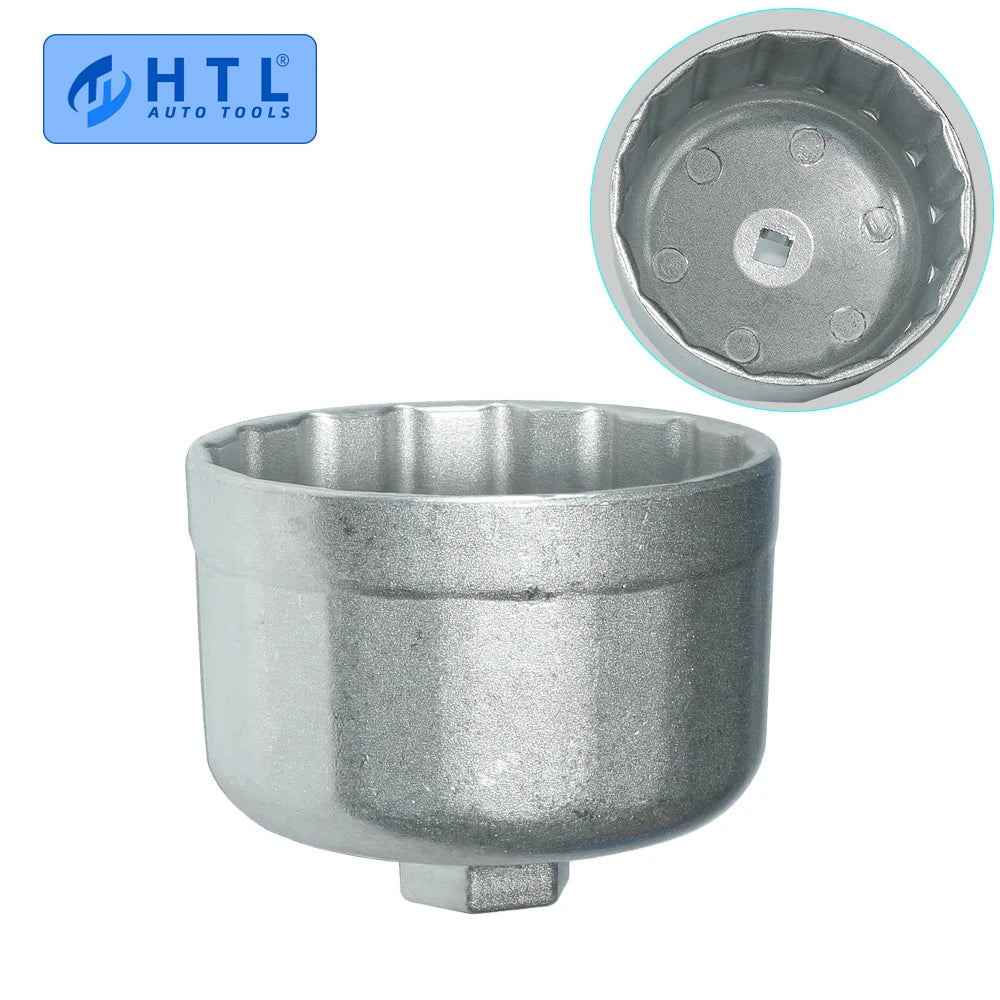 Oil Filter Wrench Cartridge Style 86mm 16 Flutes Filter Housing Caps Oil Filter Remover Tools Silver for BMW Volvo Car Mobile World