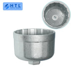 Oil Filter Wrench Cartridge Style 86mm 16 Flutes Filter Housing Caps Oil Filter Remover Tools Silver for BMW Volvo Car Mobile World