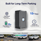 Wireless Car GPS Tracker Anti-Theft, Global Real-Time Vehicle Tracking with IoT SIM, Geo-Fence & Vibration Alarm, 15+ Days CM World