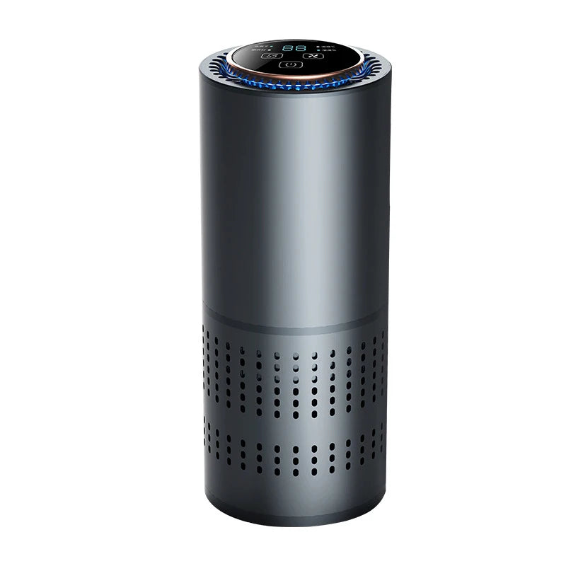 Negative Ion Car Air Purifier UV Sterilization Auto Air Cleaner Vehicle Ionizer Freshener Odor And Haze Removal