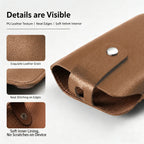 PU Leather Protective Case for Xiaomi Magnetic Power Bank 10000mAh 33W Dustproof Cover WPB1007MI External Battery Bag for Travel