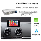 Wireless CarPlay Android Auto Module For Audi A3 8v Q2 8P 2013-2018 Bluetooth USB Reverse Camera Functions CM World
