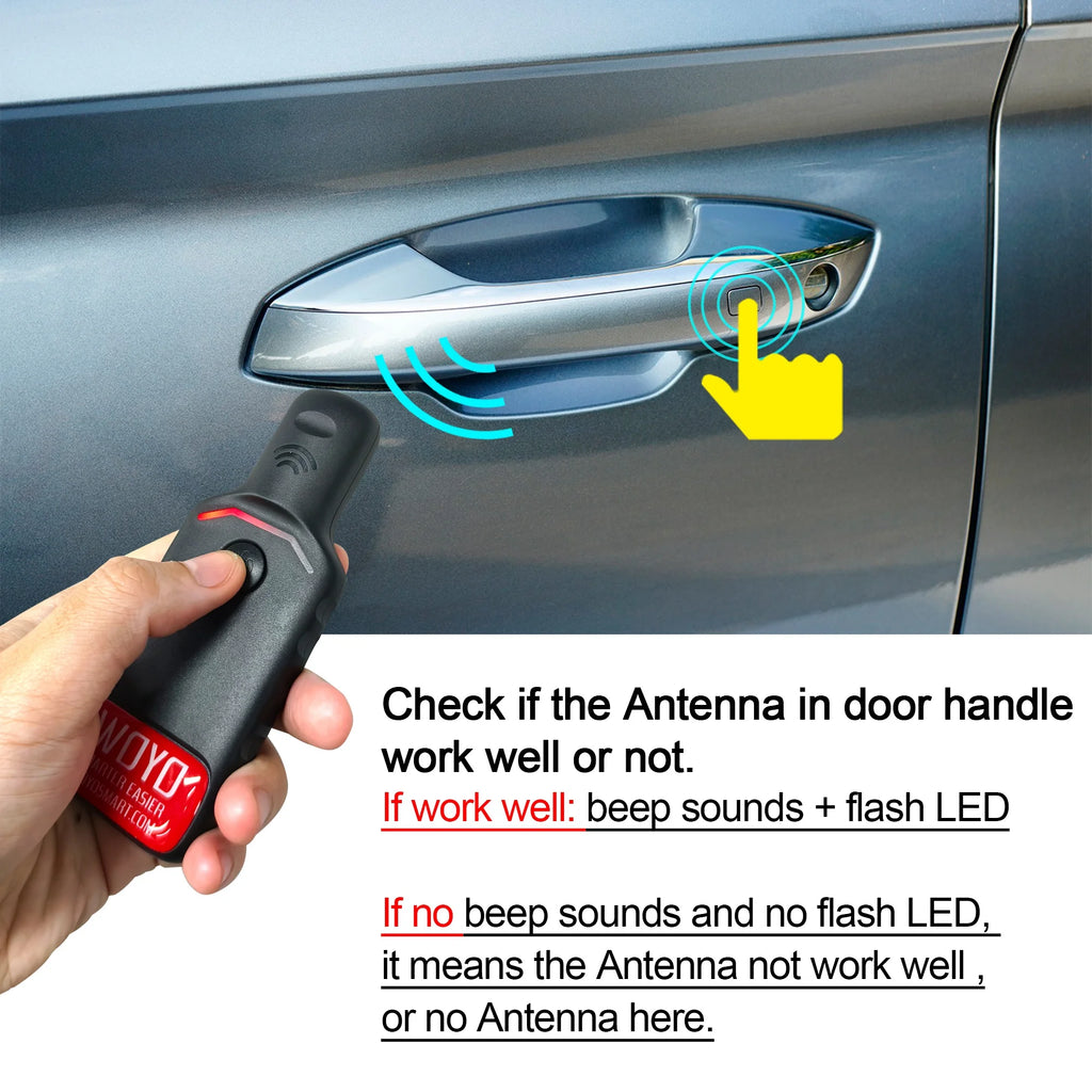 WOYO PL011 PKE LF Locator Transponder Key Coil Detector ,Test Automotive Keyless Entry Low Frequency Antenna Inspection Tool CM World