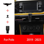 Car Phone Holder Mobile Mount Stand For Volkswagen Polo 2004-2023 Adjustable GPS Special Navigation Bracket Accessories CM World