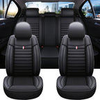 Full Coverage Universal Style Pu Leather Car Seat Covers for Kia Soul A3 A8L Audi Q3 Sportback BMW X3 F25 X1 E84 Car Accessories CM World