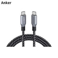 Anker Prime USB C to USB C Cable, 240W 3ft 6ft Fast Charging USB C Cable, Upcycled-Braided Nylon With 100-Year Bend Durability