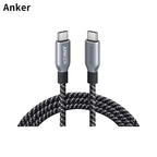 Anker Prime USB C to USB C Cable, 240W 3ft 6ft Fast Charging USB C Cable, Upcycled-Braided Nylon With 100-Year Bend Durability
