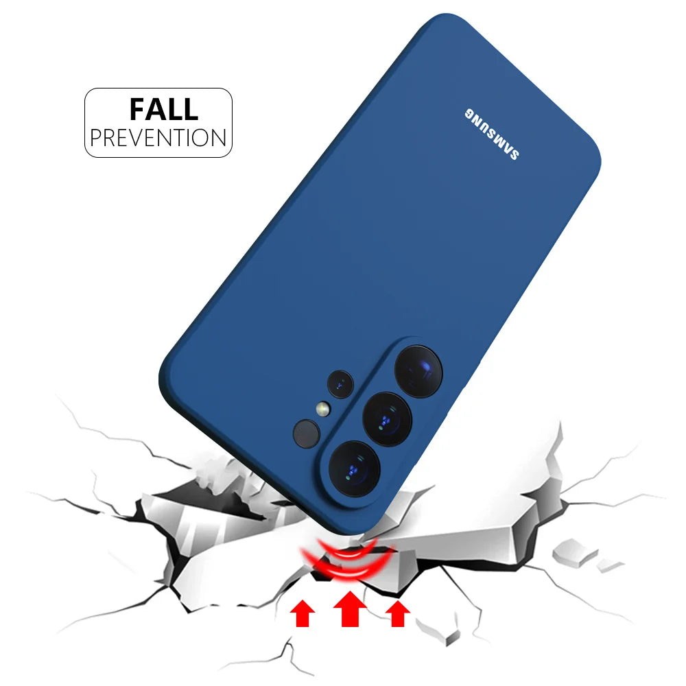 For Samsung Galaxy S26 Ultra S25 FE S24 Case High Quality Silicone Cover  S23 S22 S21 Plus Ultra Silky Touch Protective Shell